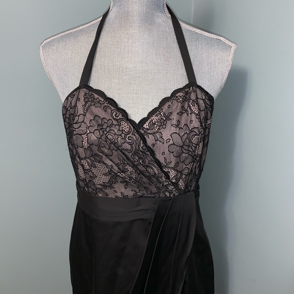 NEXT size 12 mini cocktail dress with lace bodice sweetheart neck - Picture 2 of 9